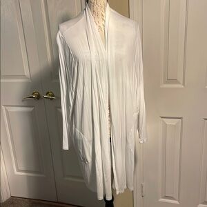 Lands' End Women's White Shrug